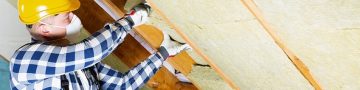 10. A glimpse of attic insulation