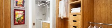 Designs of washroom wardrobes