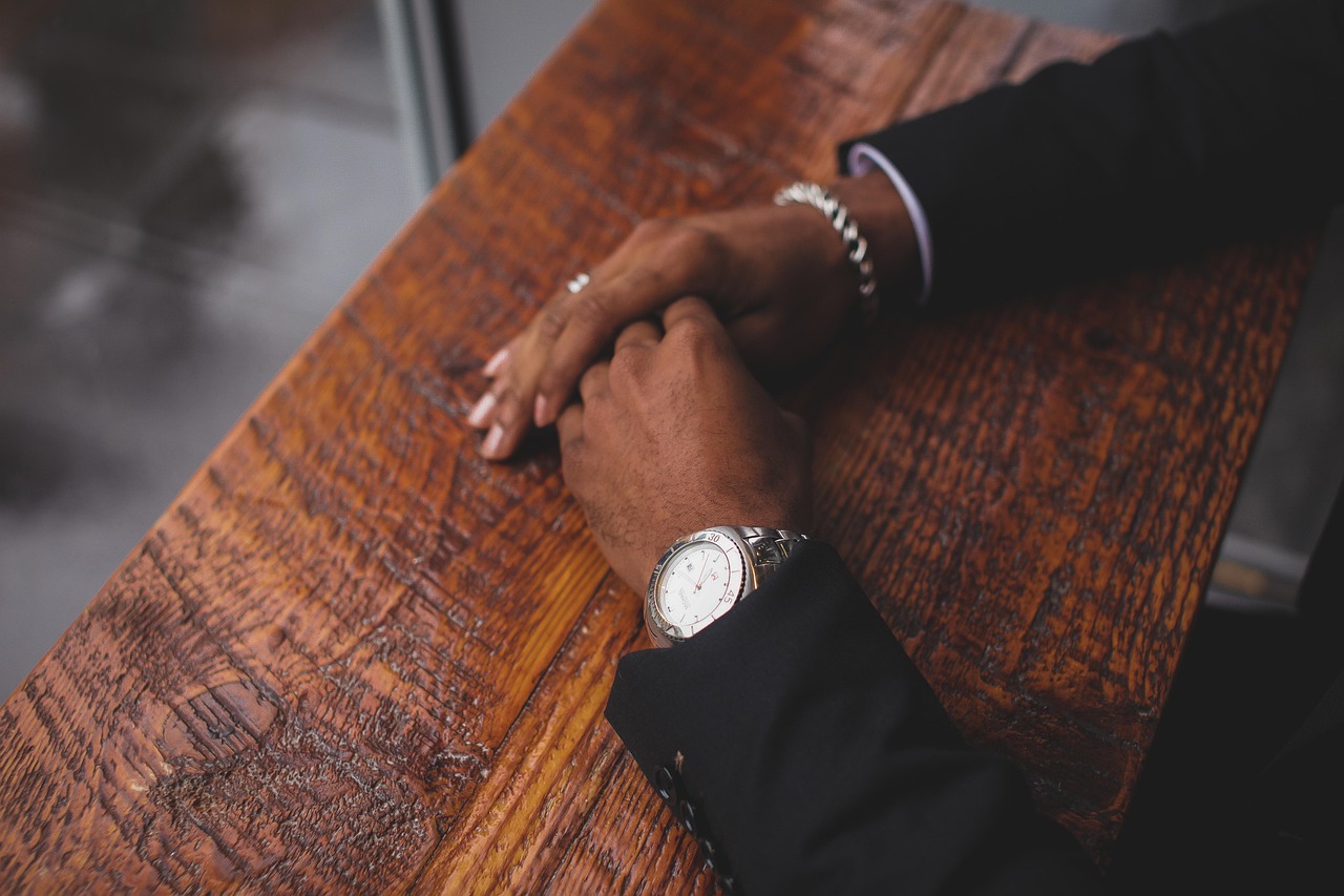 Business, hands, wristwatch — Discover the Range of Services Offered by Cleaning Companies