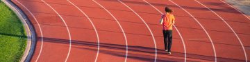 Running, woman, track — The Medicare Advantage Advantage: Maximizing Your Benefits